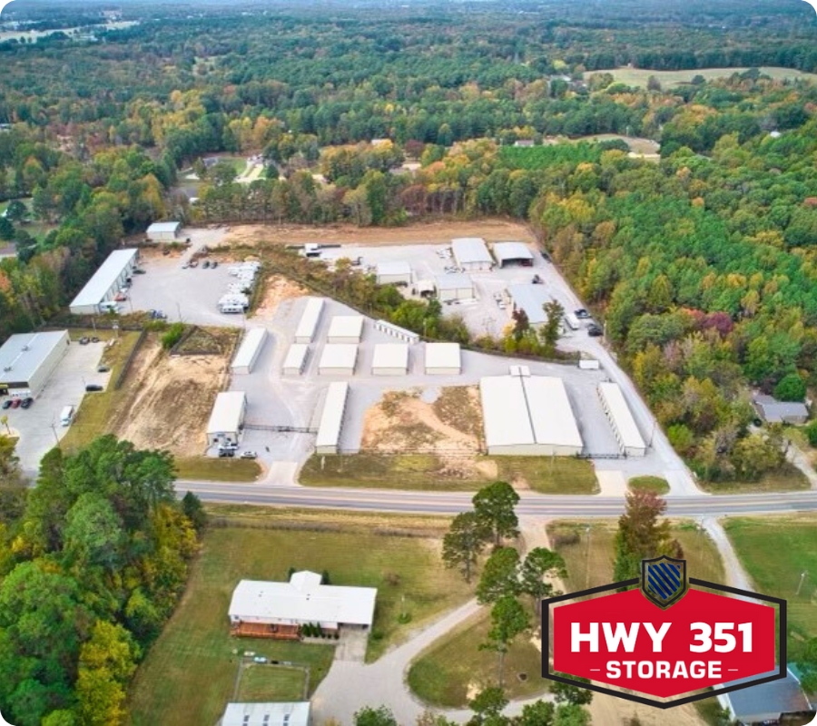 Storage units from above.